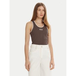 Max Mara Leisure топ Sax 2516941027 Кафяв Slim Fit