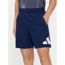 adidas Спортни шорти Train Essentials Logo Training Shorts IB8124 Син Regular Fit