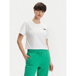 The North Face Тишърт Simple Dome NF0A87U4 Бял Relaxed Fit