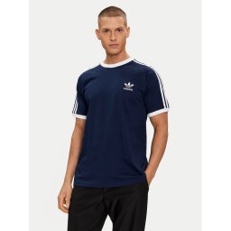 adidas Тишърт Adicolor Classics 3-Stripes T-Shirt IA4850 Син Slim Fit