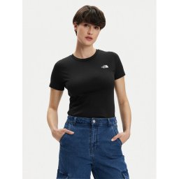 The North Face Тишърт Simple Dome NF0A87NH Черен Regular Fit