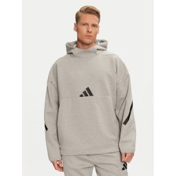 adidas Суитшърт Z.N.E. JE3070 Сив Loose Fit