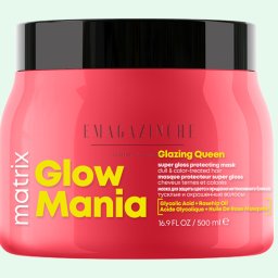 Matrix Ламинираща защитна маска за цвета и интензивен блясък 500 мл. Glow Mania Glazing Queen Mask