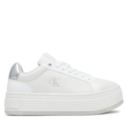 Сникърси Calvin Klein Jeans Bold Flatf Low Lace Mg YW0YW01766 Бял