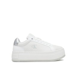 Calvin Klein Jeans Сникърси Bold Flatf Low Lace Mg YW0YW01766 Бял