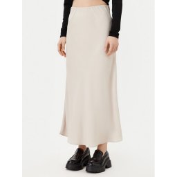 Pieces Миди пола Franan 17116541 Бежов Regular Fit