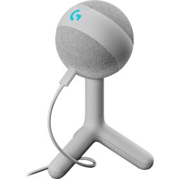 LOGITECH Yeti Orb RGB Gaming Mic with LIGHTSYNC - OFF WHITE - USB