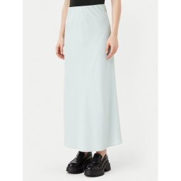 Pieces Миди пола Franan 17116541 Светлосиньо Regular Fit