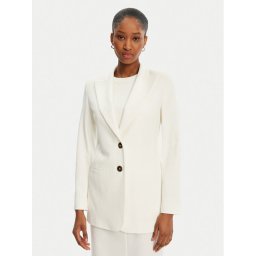Marella Сако Katana 2515041111 Бял Regular Fit