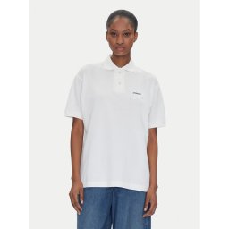 2NDDAY Тениска с яка и копчета Aralena 2252248329 Бял Loose Fit
