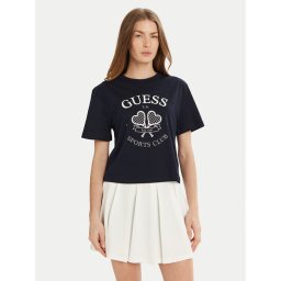 Guess Тишърт V5GI04 I3Z14 Тъмносин Regular Fit