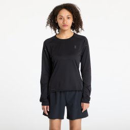 Тениска On Performance Long Sleeve Tee Black/ Eclipse S