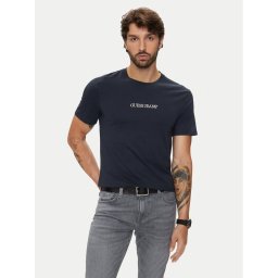 Guess Jeans Тишърт M4YI52 K8HM0 Тъмносин Slim Fit