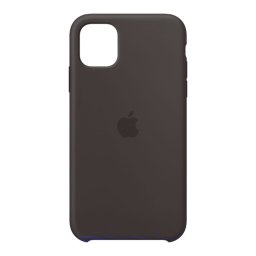 Оригинален гръб Apple Silicone Cover за iPhone 11 - Черен, MWVU2ZM/A