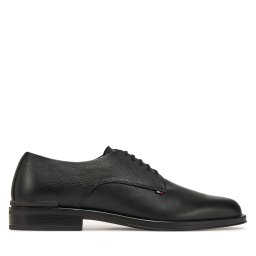 Обувки Tommy Hilfiger Core Hilfiger Leather Shoe FM0FM05375 Черен