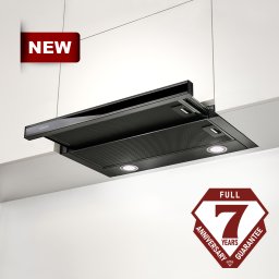 Eurolux OPTIGLASS COMF. A60 BK Телескопичен аспиратор за вгражда