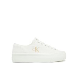 Calvin Klein Jeans Гуменки Vulc Flatform Low Cv Mg YW0YW01763 Бял