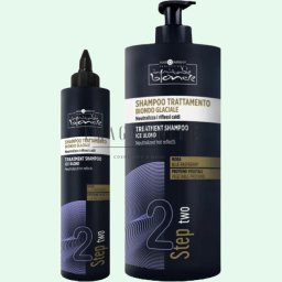 Hair Company Шампоан за потискане на жълтите нюанси при ледено русо 250/1000 мл. Inimitable Blonde Ice blonde treatment shampoo