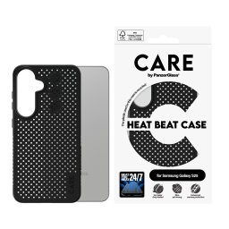 Гръб Care by PanzerGlass за Samsung Galaxy S25, Feature Case, Heat Beat, QI Compatible, Черен