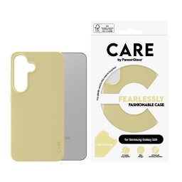 Гръб Care by PanzerGlass за Samsung Galaxy S25, Fashionable Case, Chardonnay