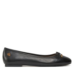 Балеринки Lauren Ralph Lauren 802940603001 Черен