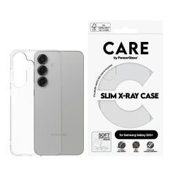 Гръб Care by PanzerGlass за Samsung Galaxy S25 Plus , Fashionable, X-Ray, Soft Basic , Прозрачен