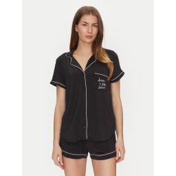Kate Spade Пижама KSI11506 Черен Regular Fit