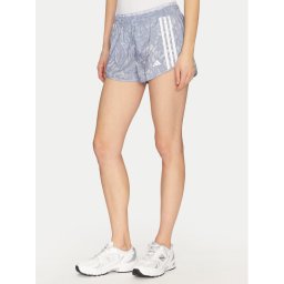 adidas Спортни шорти Own the Run 3-Stripes JD7759 Син Regular Fit