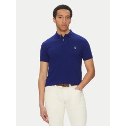 Polo Ralph Lauren Тениска с яка и копчета Core Replen 710795080 Тъмносин Slim Fit