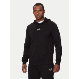 EA7 Emporio Armani Суитшърт 8NPM32 PJVRZ 1200 Черен Regular Fit