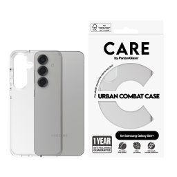 Гръб Care by PanzerGlass за Samsung Galaxy S25 Plus, Flagship Case, Urban Combat, Прозрачен