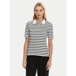 Tommy Hilfiger Тениска с яка и копчета 1985 WW0WW43224 Тъмносин Regular Fit