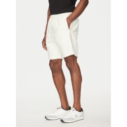 Calvin Klein Jeans Спортни шорти Logo Tape J30J327246 Екрю Regular Fit