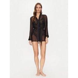 Hunkemöller Халат Maxime 301490 Черен