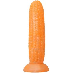 Лепяща се отливка - дилдо с формата на царевица "FARM FRUIT" 16.5 см