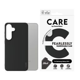 Гръб Care by PanzerGlass за Samsung Galaxy S25 Plus, Fashionable Case, Черен