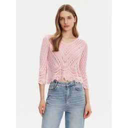 JDY Пуловер New Sun 15212788 Розов Regular Fit