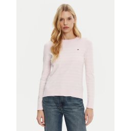 Tommy Hilfiger Пуловер WW0WW44984 Розов Regular Fit