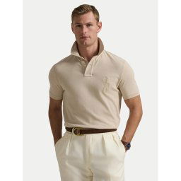 Polo Ralph Lauren Тениска с яка и копчета 710938137011 Бежов Slim Fit