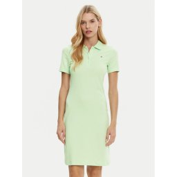 Tommy Hilfiger Ежедневна рокля WW0WW43228 Зелен Slim Fit