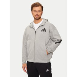 adidas Суитшърт Z.N.E. JF2450 Сив Regular Fit