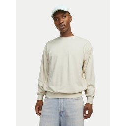 Jack & Jones Суитшърт Charge 12257853 Бежов Loose Fit