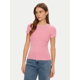 JJXX Тишърт Frankie 12239962 Розов Slim Fit