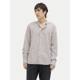 Jack & Jones Риза Summer 12269319 Бежов Comfort Fit