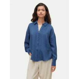 Vero Moda Риза Melaney 10316389 Тъмносин Loose Fit