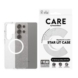 Гръб Care by PanzerGlass за Samsung Galaxy S25 Ultra, Flagship Case, Urban Combat, Star Lit, QI Compatible, Блестящ