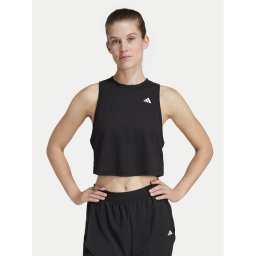 adidas Тениска от техническо трико Train Essentials Boxy Workout JF1025 Черен Regular Fit