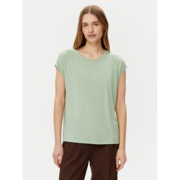 Vero Moda Тишърт Ava 10284468 Зелен Regular Fit