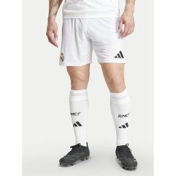 adidas Спортни шорти Real Madrid 24/25 Home IU5008 Бял Regular Fit