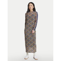 adidas Ежедневна рокля Liberty London Mesh JC7773 Цветен Slim Fit